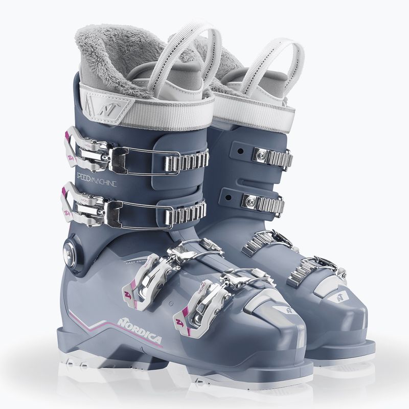 Kinder-Skischuhe Nordica Speedmachine J 4 blue/light blue/fucsia 7