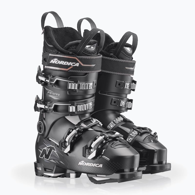 Damen-Skischuhe Nordica Pro Machine 3 85 W GW black/pink/white 7