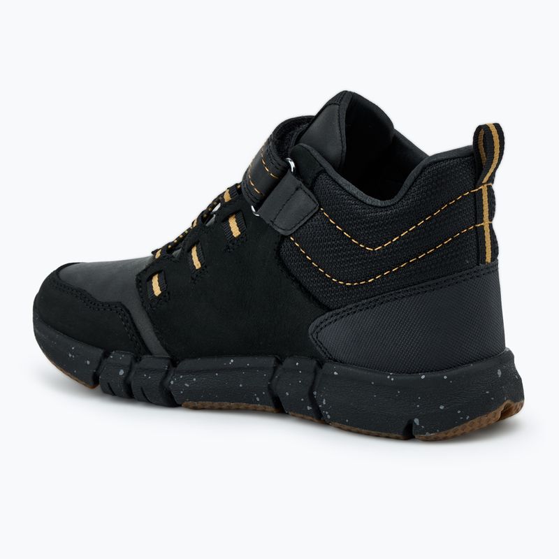 Schuhe Kinder Geox Flexyper ABX black/dark yellow 3