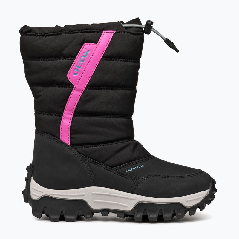 Geox Himalaya ABX Kinder Schneestiefel schwarz / fuchsia 2