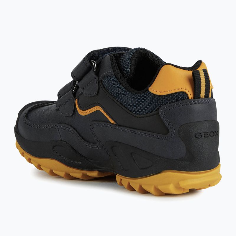 Geox New Savage navy/ochreyellow Junior Schuhe 9