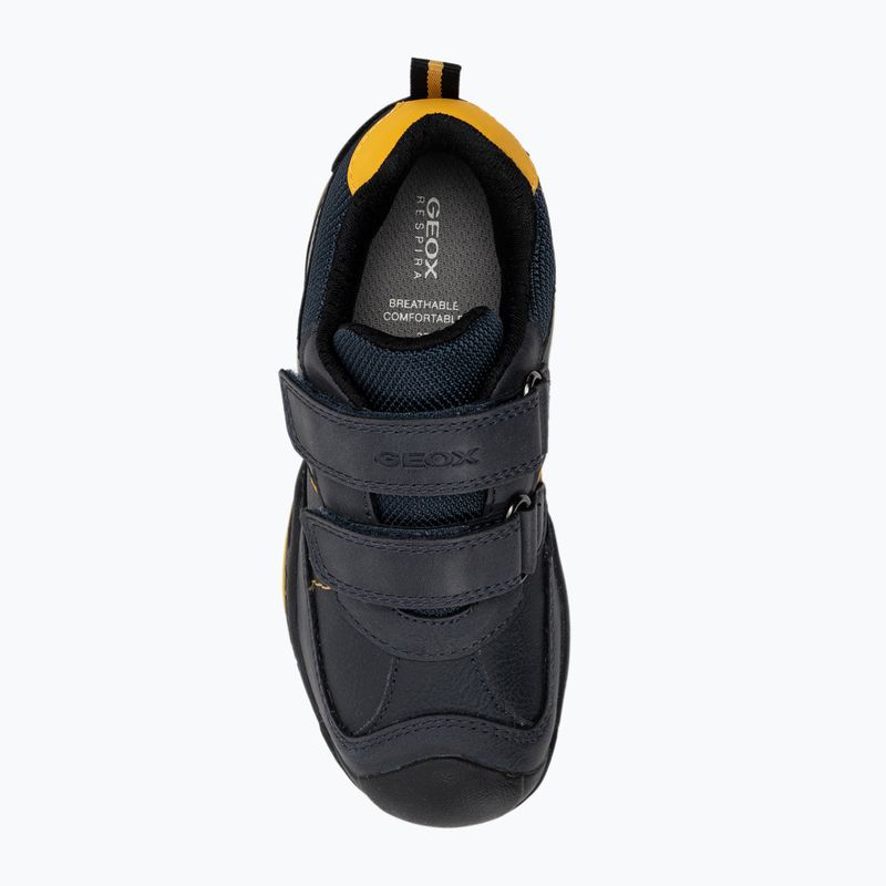 Geox New Savage navy/ochreyellow Junior Schuhe 6