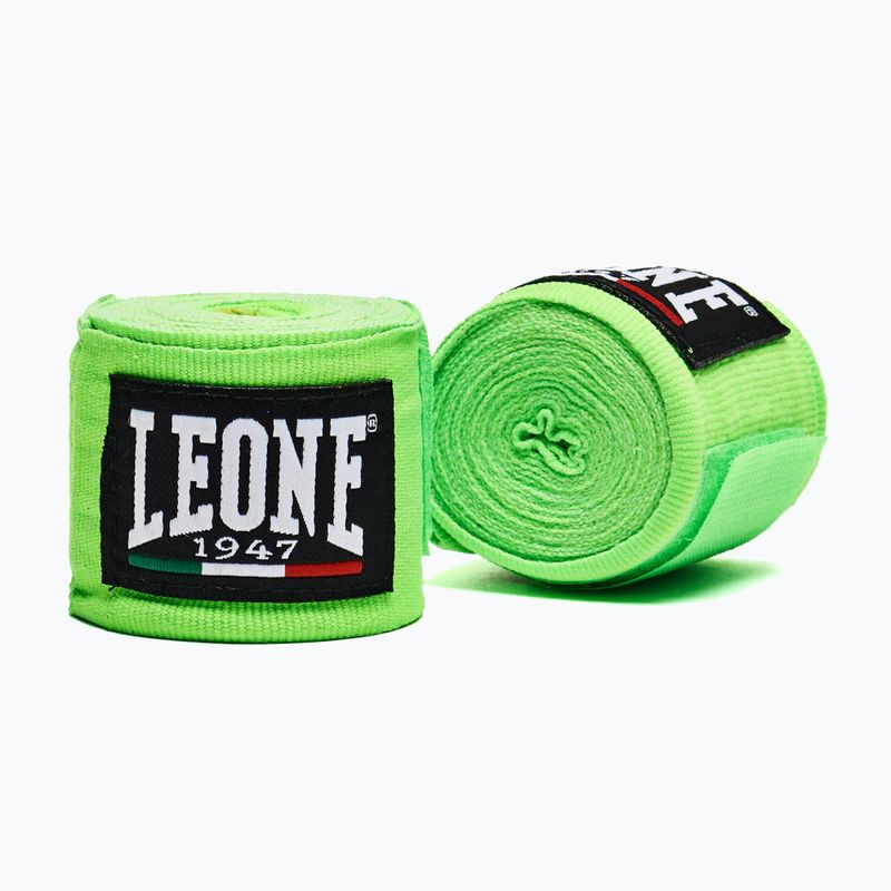 Boxbandagen Leone 1947 Hand Wraps 350 cm fluo green