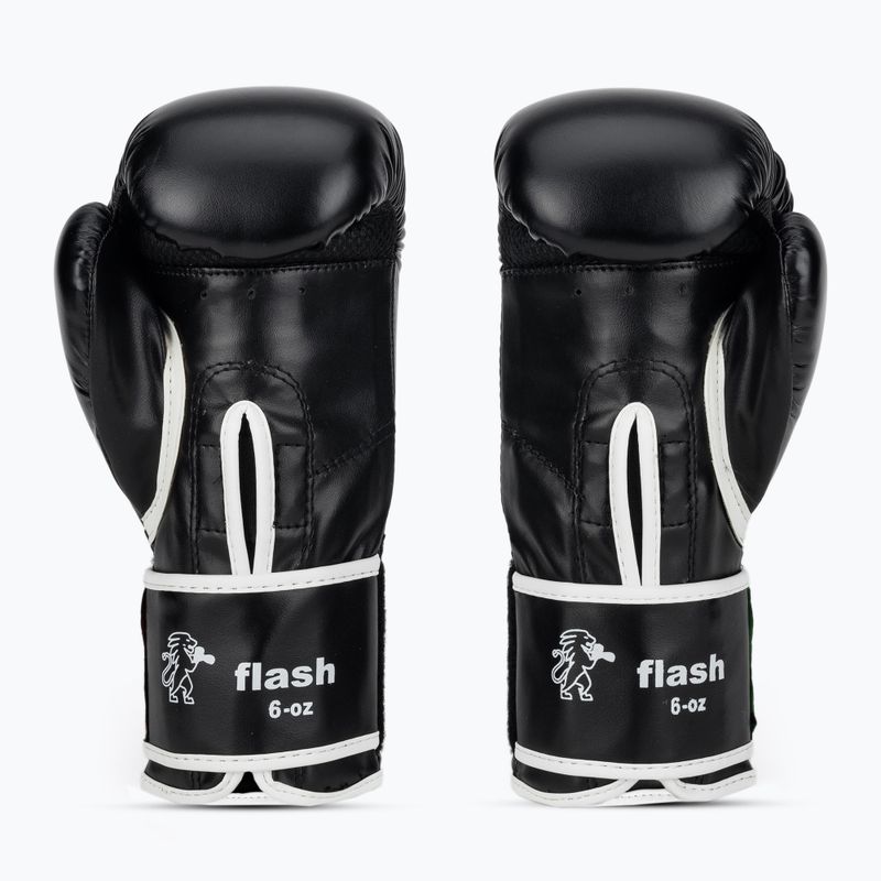 LEONE Kinder-Boxhandschuhe 1947 Flash schwarz 2