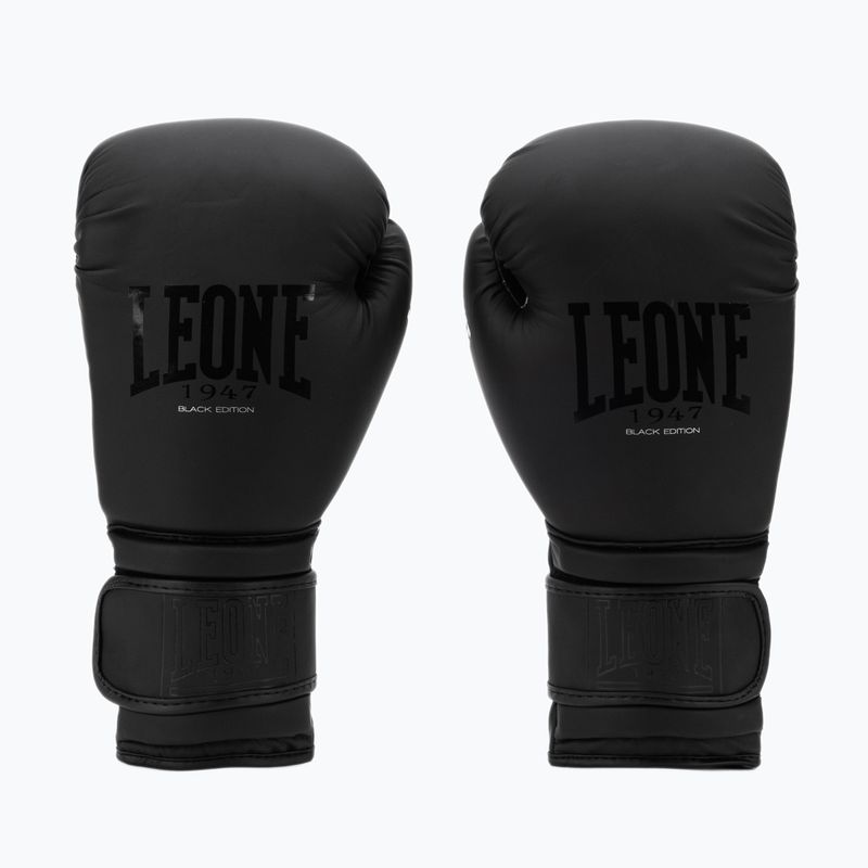 Leone 1947 Black&White Boxhandschuhe schwarz GN059