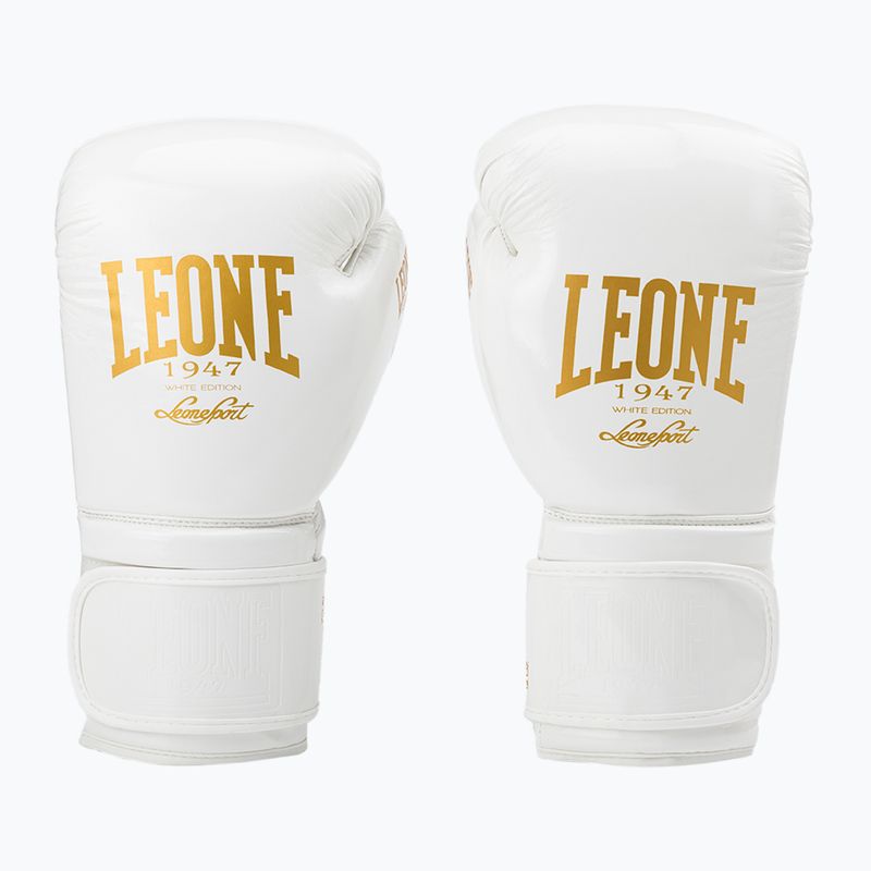 Leone 1947 Black&White weiße Boxhandschuhe GN059