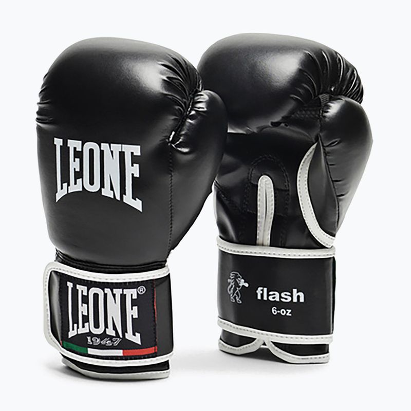 LEONE Kinder-Boxhandschuhe 1947 Flash schwarz
