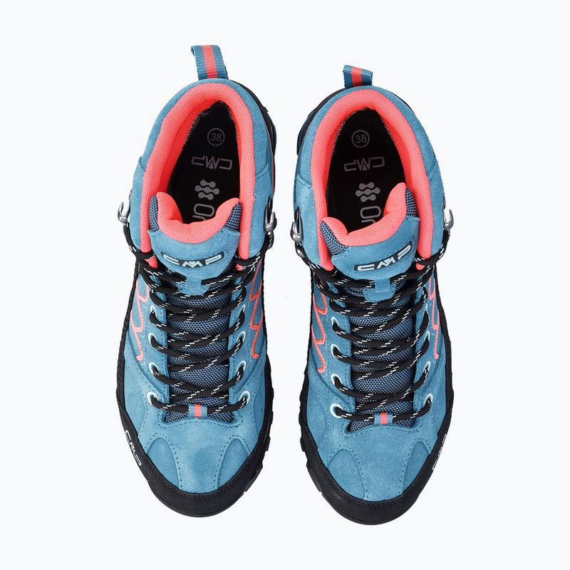 Schuhe Trekking Damen CMP Moon Mid WP teal/red fluo 3