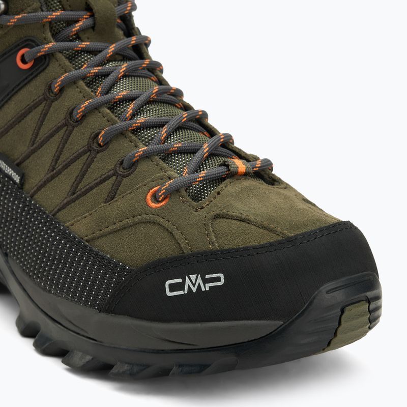 Trekkingschuhe Herren CMP Rigel Mid Wp olive/flame 6