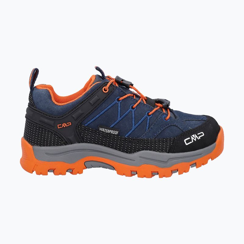 CMP Kinder-Trekking-Stiefel Rigel Low Wp b.blue / arancio 9