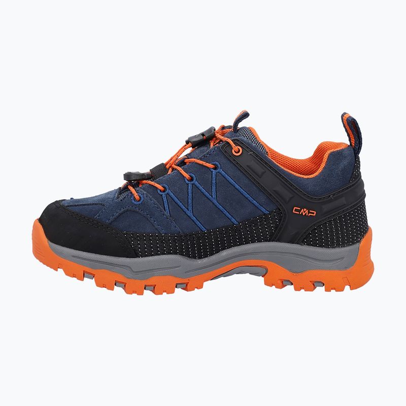 CMP Kinder-Trekking-Stiefel Rigel Low Wp b.blue / arancio 10