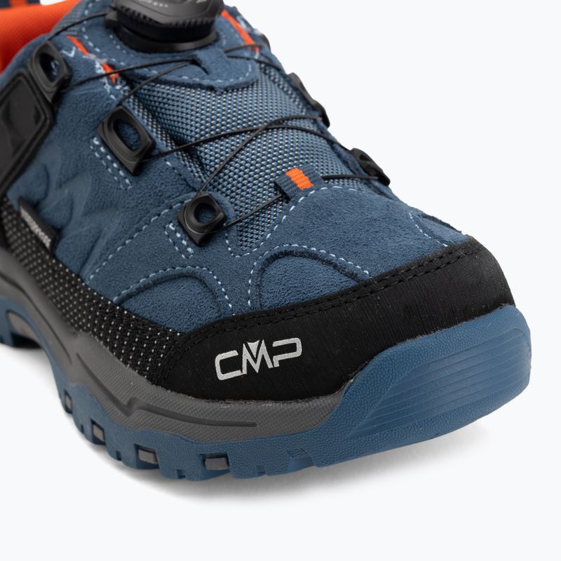 Kinder-Trekkingschuhe CMP Kiruna Low FitGo Waterproof bluestone/arancio 7