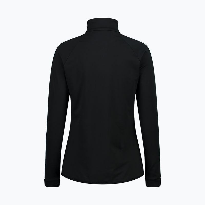 Sweatshirt Hoodie Damen CMP 34L4286 nero / bianco 2
