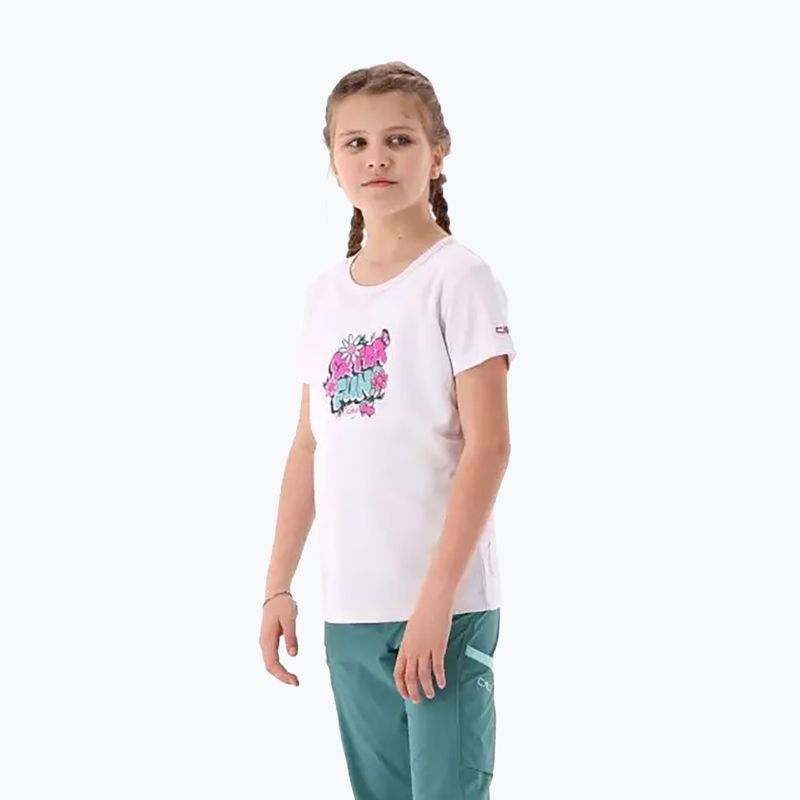 Shirt Kinder CMP 38T6385 bianco 3