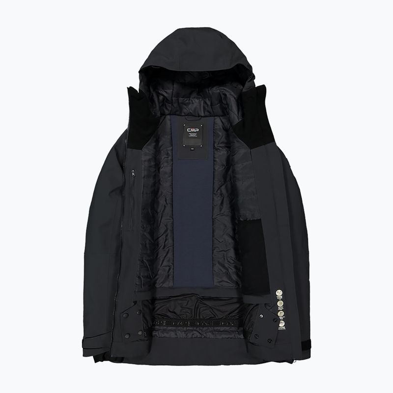 Skijacke Herren CMP 34W3987 Fix Hood antracite 6