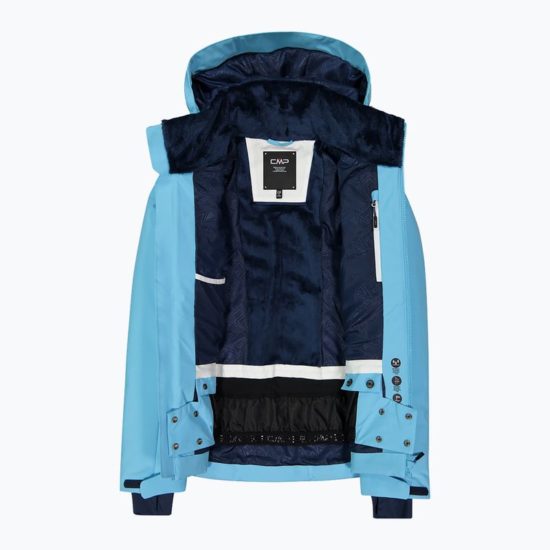 Skijacke Damen CMP 35W0166 Zip Hood topazio 4