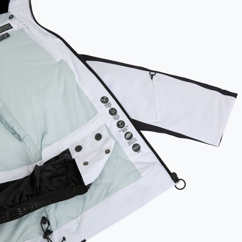 Skijacke Damen CMP 35W0246 Zip Hood Synthetic Fur bianco 6