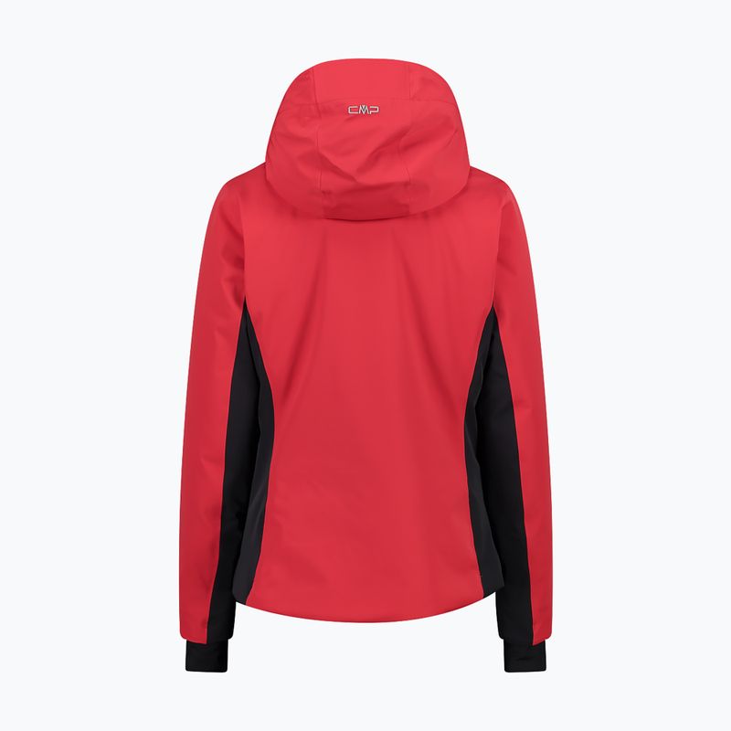 Skijacke Damen CMP 35W0256 Zip Hood ferrari 8