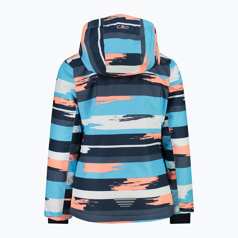 Kinder-Skijacke CMP 39W2085 topaz/white/lotus 2