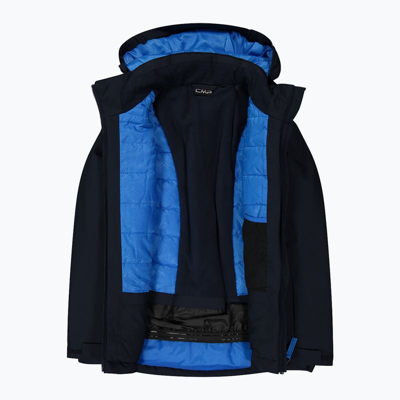 Skijacke Kinder CMP 39W1924 black/blue/royal blue 4