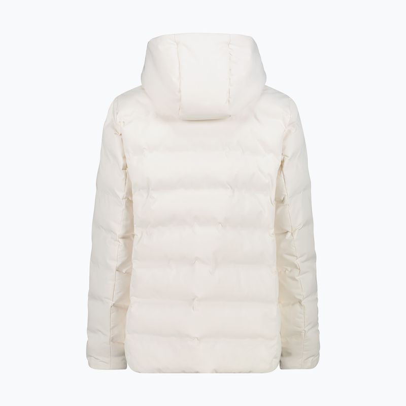 Gefütterte Jacke Damen CMP 35K3666 Fix Hood b.co gesso/blue ink 2