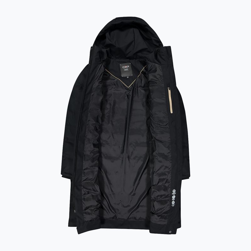 Gefütterte Jacke Damen CMP 35K3676 Coat Fix Hood nero 4