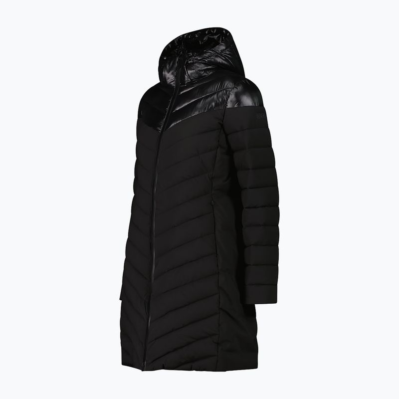 Gefütterte Jacke Damen CMP 35K3566 Snaps Hood Parka nero 3