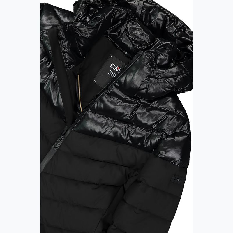 Gefütterte Jacke Damen CMP 35K3566 Snaps Hood Parka nero 4