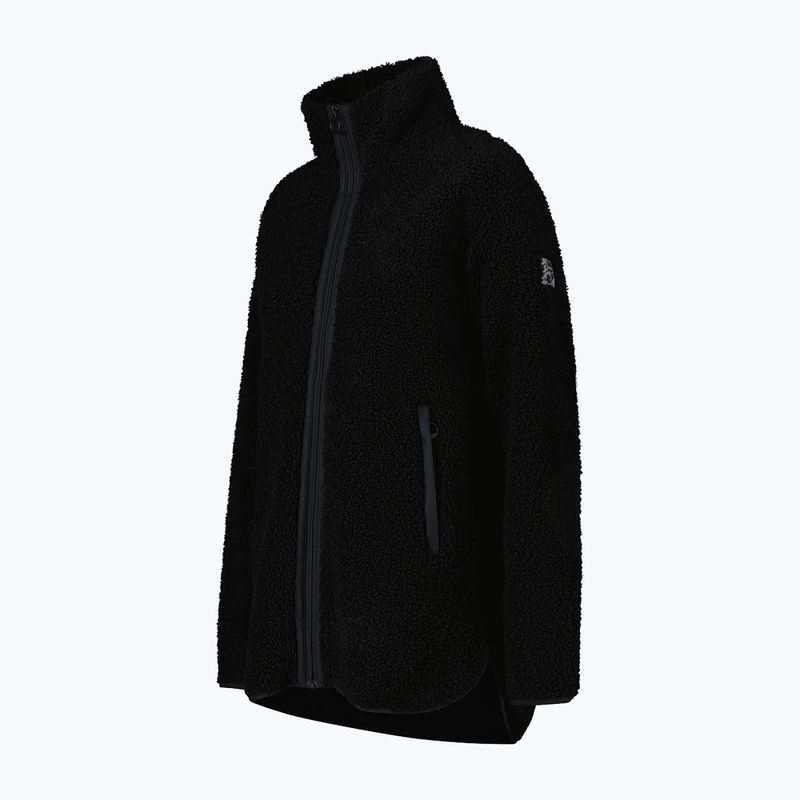 Jacke Damen CMP 35P3846 Long Teddy Highloft nero 3