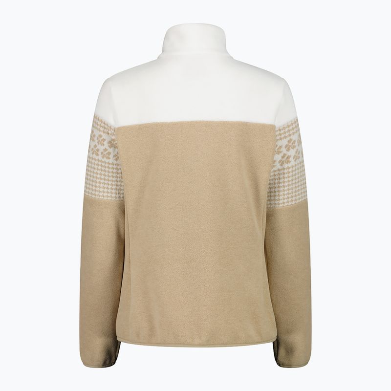 Hoodie Sweatshirt Damen CMP 35J3806 Arctic Fleece cookie melange 2