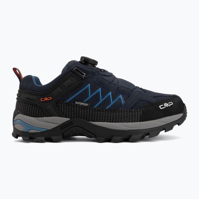 Herren-Trekkingstiefel CMP Rigel Low Fitgo Wp b.blue/flash orange 2