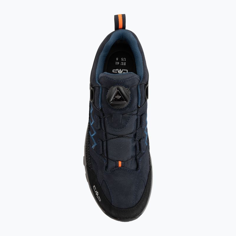 Herren-Trekkingstiefel CMP Rigel Low Fitgo Wp b.blue/flash orange 5