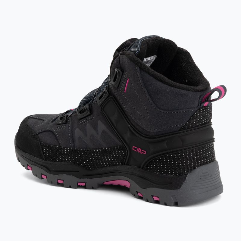 Kinder-Trekkingschuhe CMP Kiruna Mid Fitgo Fleece Wp antracite/festival 3