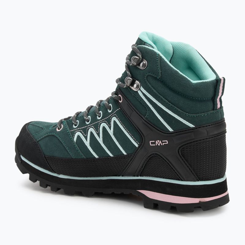 Damen-Trekkingschuhe CMP Moon Mid WP trek/green/pink 3