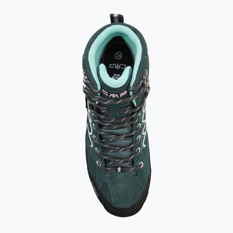 Damen-Trekkingschuhe CMP Moon Mid WP trek/green/pink 5