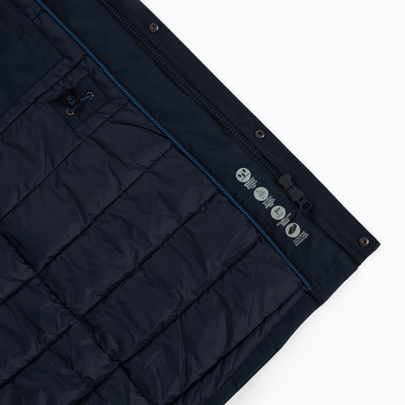 Regenjacke Herren CMP 35K3737 Parka Zip Hood black/blue/winter sun 5