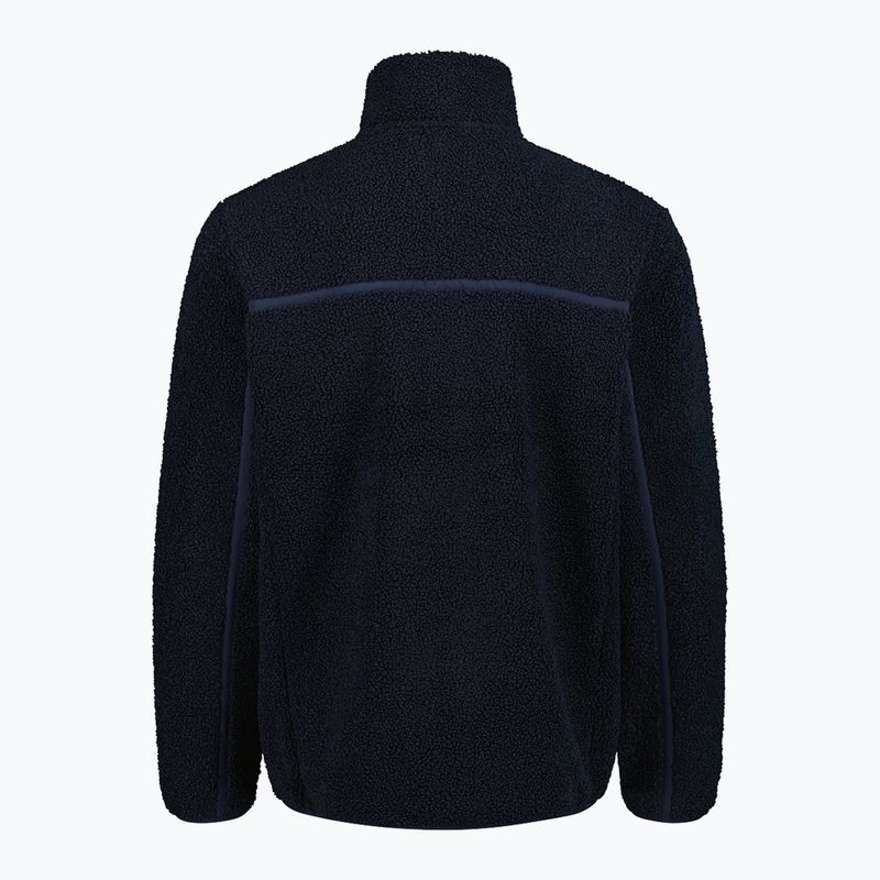 Jacke Herren CMP 35P3877 Teddy Highloft black/blue 2