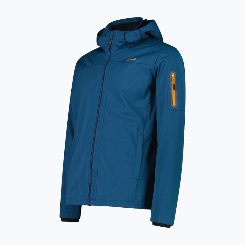 Herren-Softshelljacke CMP 39A5027 Zip Hood petroleum 3