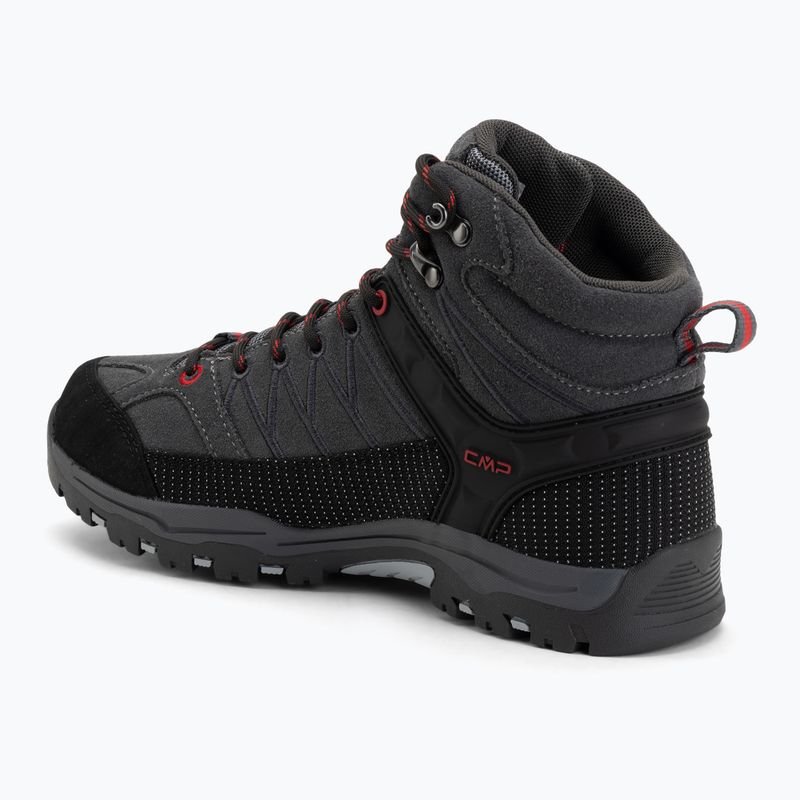 Trekkingschuhe für Kinder CMP Rigel Mid Wp grey/ferrari 3