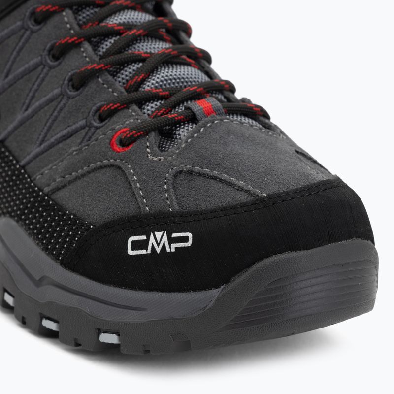 Trekkingschuhe Kinder CMP Rigel Mid Wp grey/ferrari 7