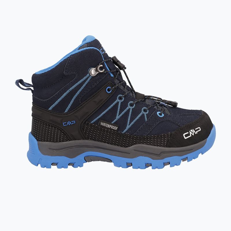 Kinder-Trekking-Schuhe CMP Rigel Mid Wp b.blue/bluestone/royal blue 9