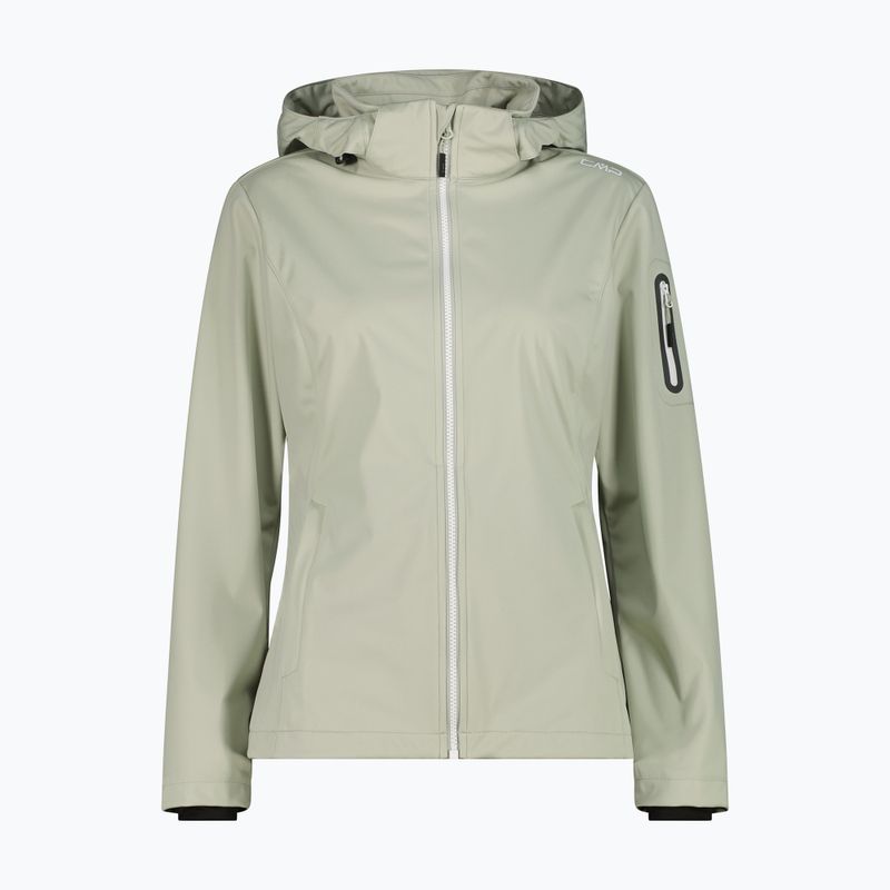 Damen-Softshelljacke CMP 39A5016 Zip Hoodie pistachio