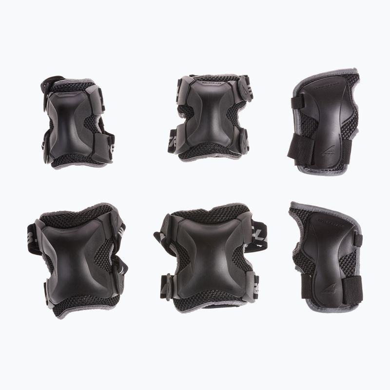 Rollerblade Herren X-Gear 3er Pack Protektorenset schwarz 067P0100 100 7