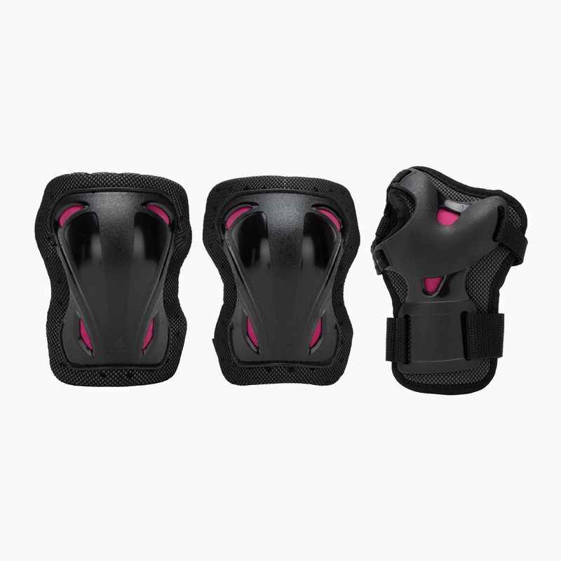 Rollerblade Skate Gear W 3er Pack Damen Protektoren Set Schwarz 069P0500 219