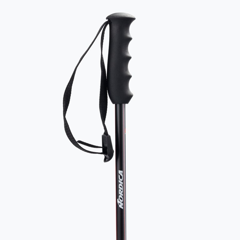 Nordica Skistöcke ALPINE TI 16 MM grau-rot 0B080800001 2