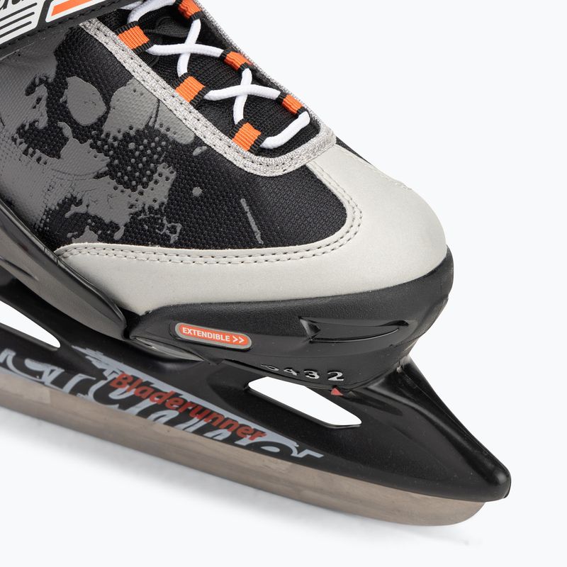 Kinder Schlittschuhe Bladerunner Micro Ice black/red 5