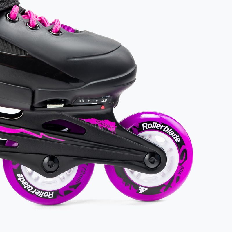 Rollerblade Fury G Kinder Rollschuhe schwarz/rosa 07067100 7Y9 6