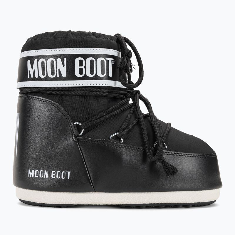 Moon Boot Icon Low Nylon Damen Schneestiefel schwarz 2