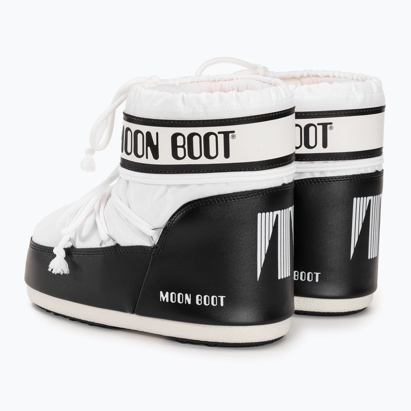 Damen Moon Boot Icon Low Nylon weiß Schneestiefel 3