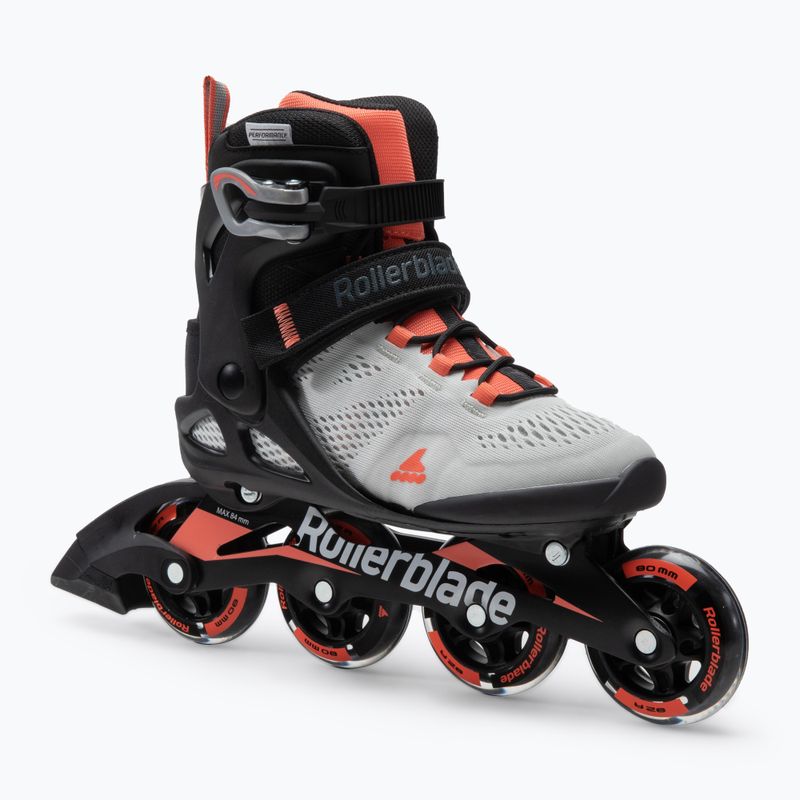 Damen Rollerblade Macroblade 80 grau-orange 07100700 R50 Rollschuhe